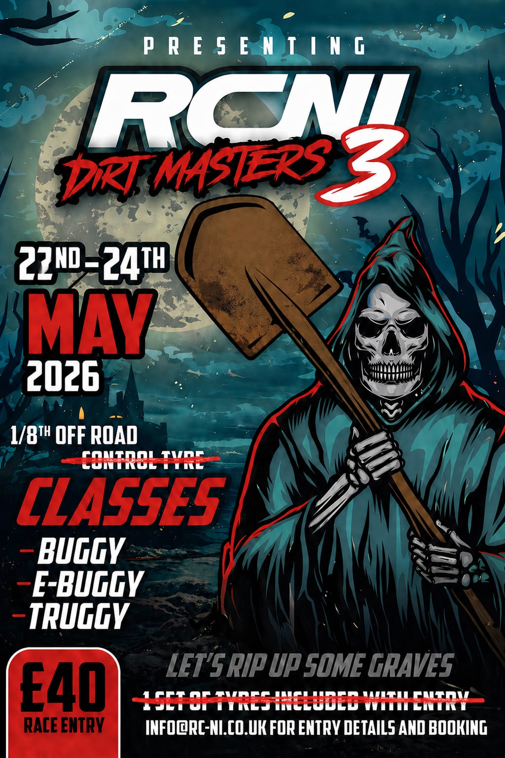 RCNI Dirt Masters 3 - 22nd - 24th May 26